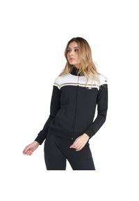 LEONE 1947 APPAREL - Damski dres Chic Active ze stójką i zamkiem błyskawicznym. Kolor: czarny. Materiał: dresówka. Sport: fitness
