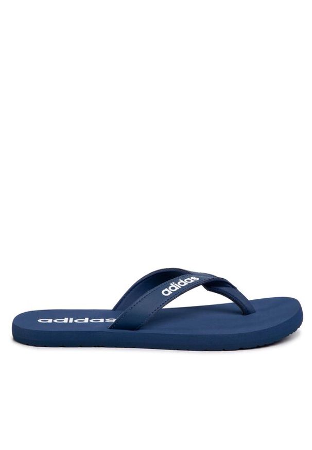 Adidas - adidas Japonki Eezay Flip Flop EG2041 Granatowy. Kolor: niebieski. Materiał: skóra