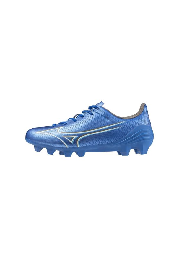 Buty do piłki nożnej dla dzieci Mizuno Alpha Select Jr. Materiał: skóra, syntetyk. Szerokość cholewki: normalna. Wzór: gładki