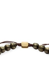 Fossil Bransoletka Galaxy Beads JF04820710 Khaki. Kolor: brązowy