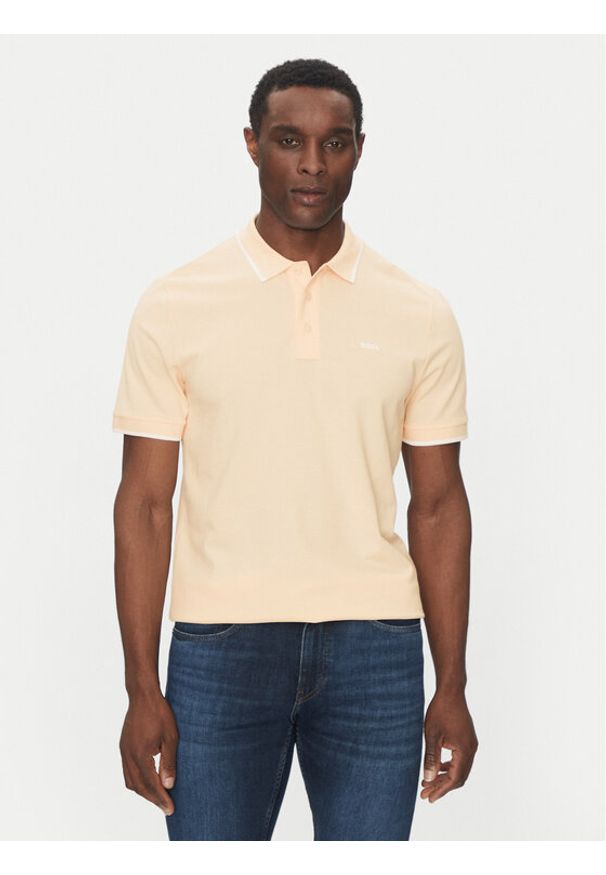 BOSS Polo Parlay 190 50494697 Écru Regular Fit. Typ kołnierza: polo. Materiał: bawełna