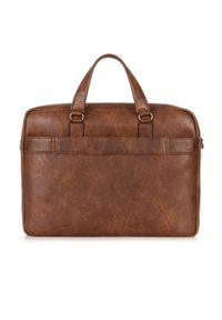 Ochnik - Torba męska. Kolor: brązowy. Materiał: skóra #7
