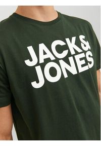 Jack & Jones - Jack&Jones T-Shirt Corp 12151955 Zielony Standard Fit. Kolor: zielony. Materiał: bawełna