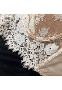 Intica - Braletka koronkowa usztywniana na co dzień Eudoxia. Kolor: biały. Materiał: koronka. Wzór: koronka #8