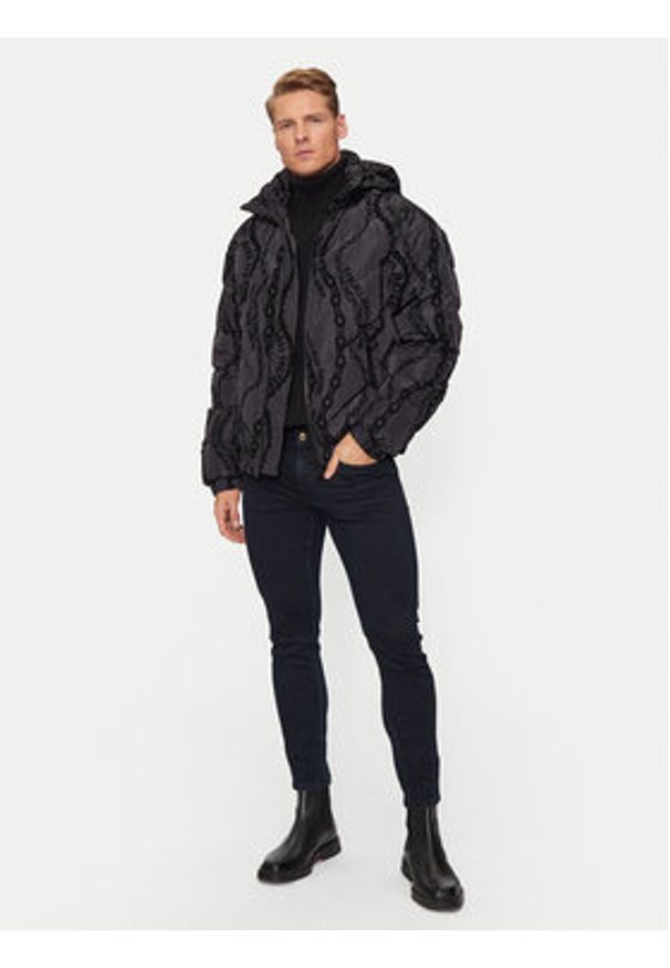 Versace Jeans Couture Kurtka puchowa 77GAUD04 Czarny Regular Fit. Kolor: czarny. Materiał: syntetyk