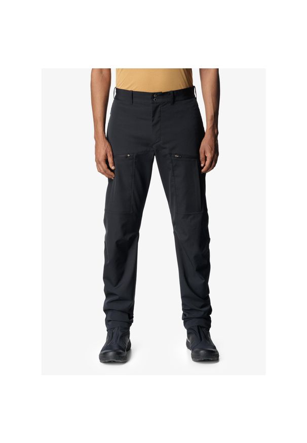 Spodnie softshell męskie Houdini More Pants. Kolor: czarny. Materiał: softshell. Sezon: lato. Sport: turystyka piesza