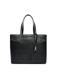 MICHAEL Michael Kors Torebka Eliza 30T4GZAT4L Czarny. Kolor: czarny. Materiał: skórzane #4