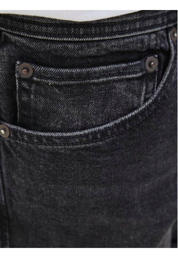 Jack & Jones Szorty jeansowe Rick 12269612 Czarny Regular Fit. Kolor: czarny. Materiał: bawełna