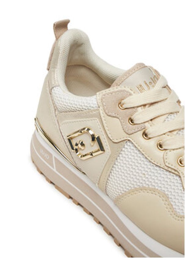 Liu Jo Sneakersy Maxi Wonder BA5013 PX602 Écru. Materiał: materiał
