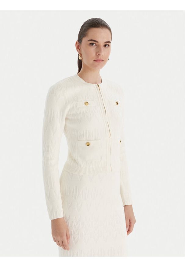 Marciano Guess Kardigan 5BGR06 5661Z Écru Regular Fit. Materiał: syntetyk