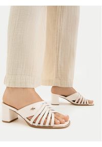 MEXX Klapki EO-WS1161-02 Écru. Materiał: skóra, syntetyk #8