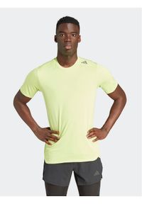 Adidas - adidas Koszulka techniczna Designed 4 Training HEAT.RDY HIIT Training IM1120 Zielony Slim Fit. Kolor: zielony. Materiał: syntetyk
