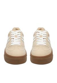 DeeZee Sneakersy AM2518 Beżowy. Kolor: beżowy. Materiał: skóra #2