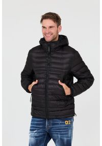 C.P. Company - C.P. COMPANY Czarna męska kurtka Medium Jacket Water Resistant, Rozmiar 52. Typ kołnierza: kaptur. Kolor: czarny #5