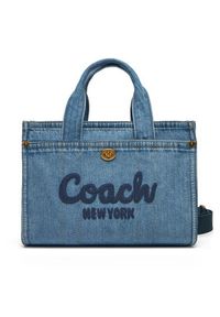 Coach Torebka Cargo CR659 Granatowy. Kolor: niebieski. Materiał: skórzane #2
