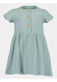Blue Seven Sukienka letnia 919052 X Zielony Regular Fit. Kolor: zielony. Materiał: bawełna. Sezon: lato