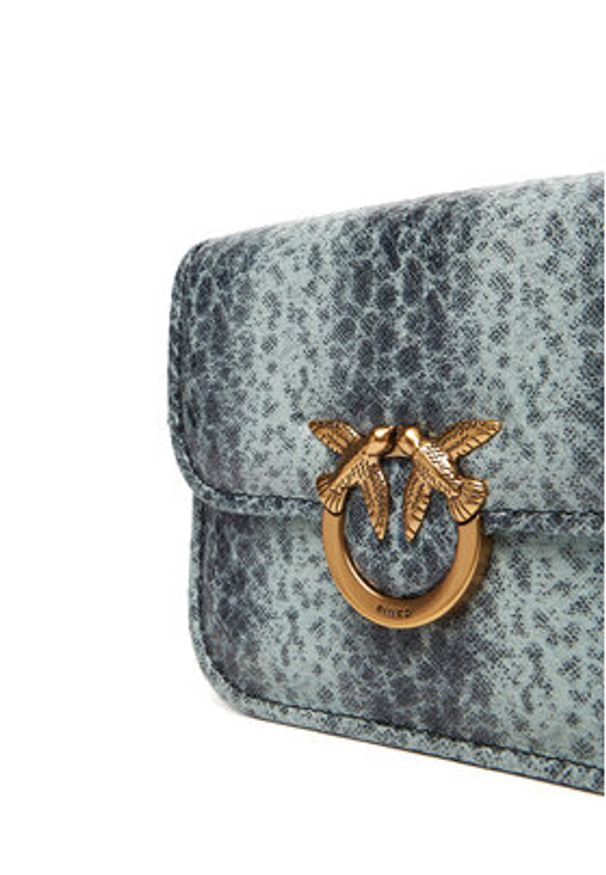 Pinko - PINKO Torebka Love Box Bag Fl Mini PE 25 PLTT 104297 A2CH Zielony. Kolor: zielony. Materiał: skórzane