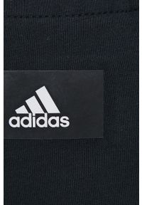 adidas Performance - Spodnie H67035. Kolor: czarny. Materiał: poliester, dzianina. Wzór: nadruk #4