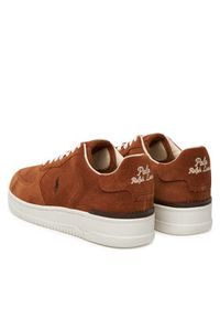 Polo Ralph Lauren Sneakersy 809973704002 Brązowy. Kolor: brązowy. Materiał: skóra, zamsz #5