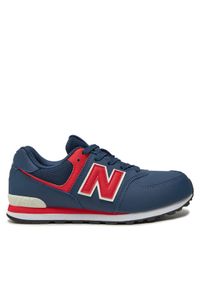 New Balance Sneakersy GC574KIK Granatowy. Kolor: niebieski. Materiał: skóra. Model: New Balance 574 #1