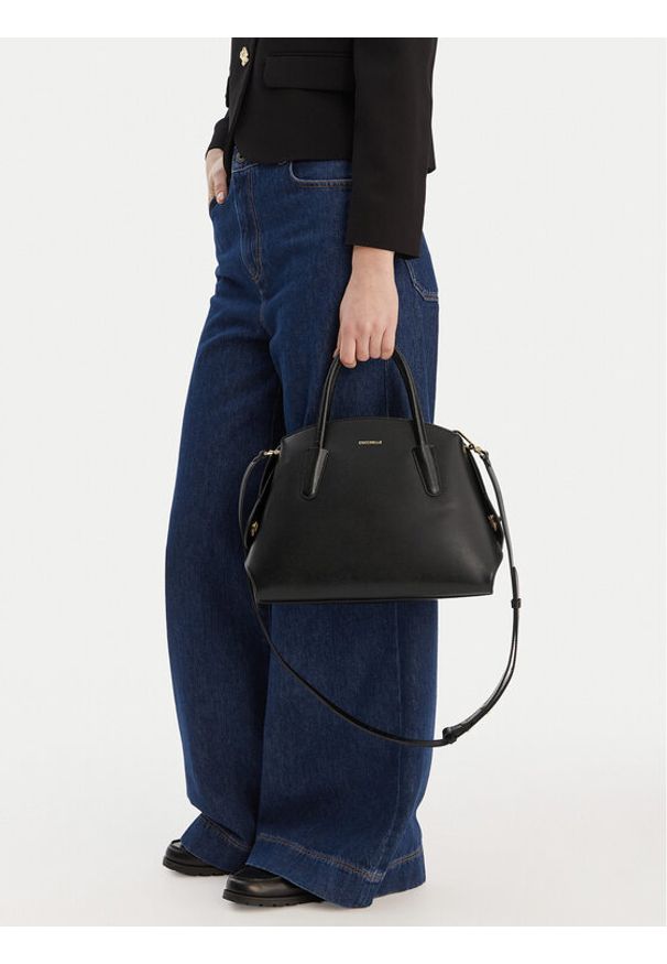 Coccinelle Torebka U7K Coccinelletylde E1 U7K 18 02 01 Czarny. Kolor: czarny. Materiał: skórzane