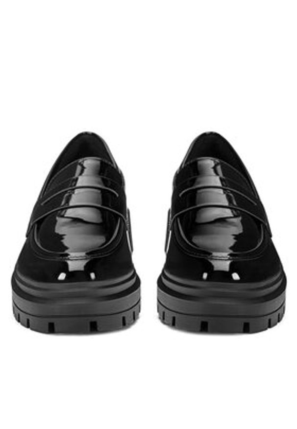 Jenny Fairy Loafersy HY58682-8A Czarny. Kolor: czarny. Materiał: skóra