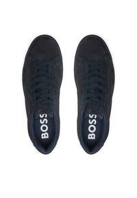 BOSS - Boss Sneakersy Rhys Tenn Sdst 50517299 Granatowy. Kolor: niebieski