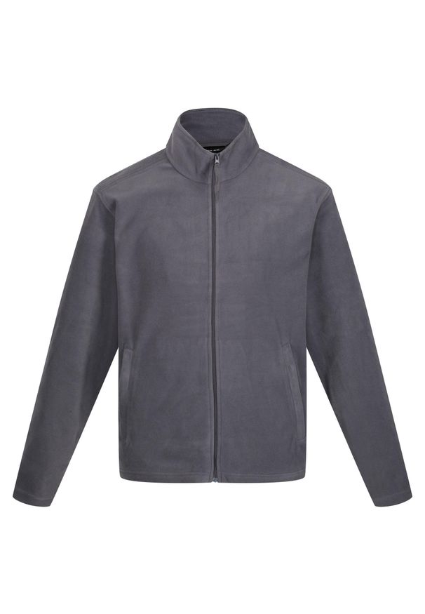 Regatta - Męski Polar Z Suwakiem Classic. Kolor: szary. Materiał: polar. Sezon: zima. Sport: turystyka piesza