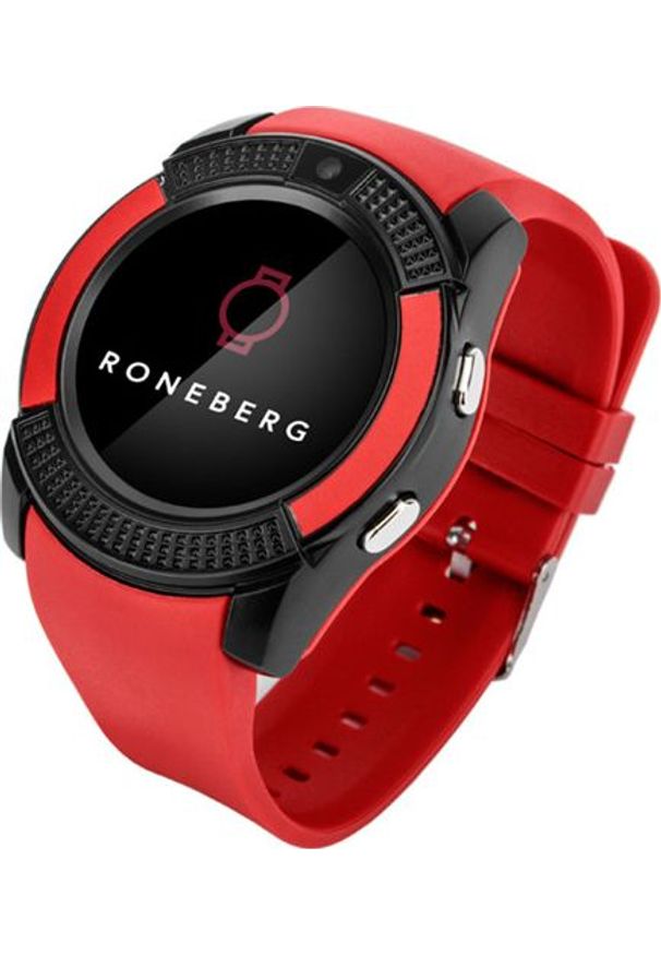 Smartwatch Roneberg R08 Czerwony. Rodzaj zegarka: smartwatch. Kolor: czerwony
