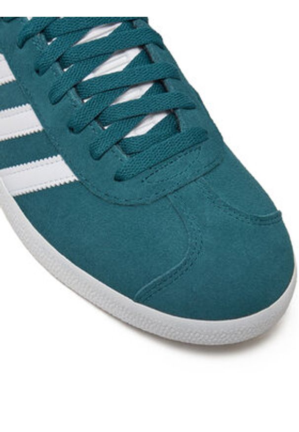 Adidas - adidas Sneakersy Gazelle JH5383 Zielony. Kolor: zielony. Materiał: skóra, zamsz. Model: Adidas Gazelle