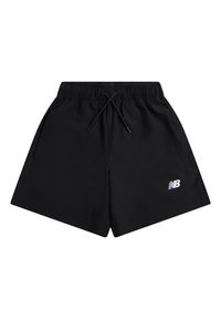 Spodenki dziecięce New Balance YB6148O8BK – czarne. Kolor: czarny. Materiał: nylon. Styl: sportowy #1