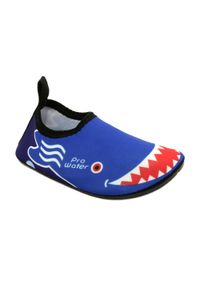 Buty neopronowe do wody ProWater PRO-23-34-101B niebieskie. Kolor: niebieski. Materiał: tkanina. Sport: pływanie #5
