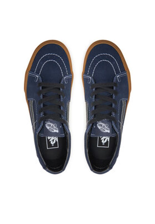Vans Tenisówki Sk8 Low VN0009QRNVY1 Granatowy. Kolor: niebieski. Materiał: zamsz, skóra