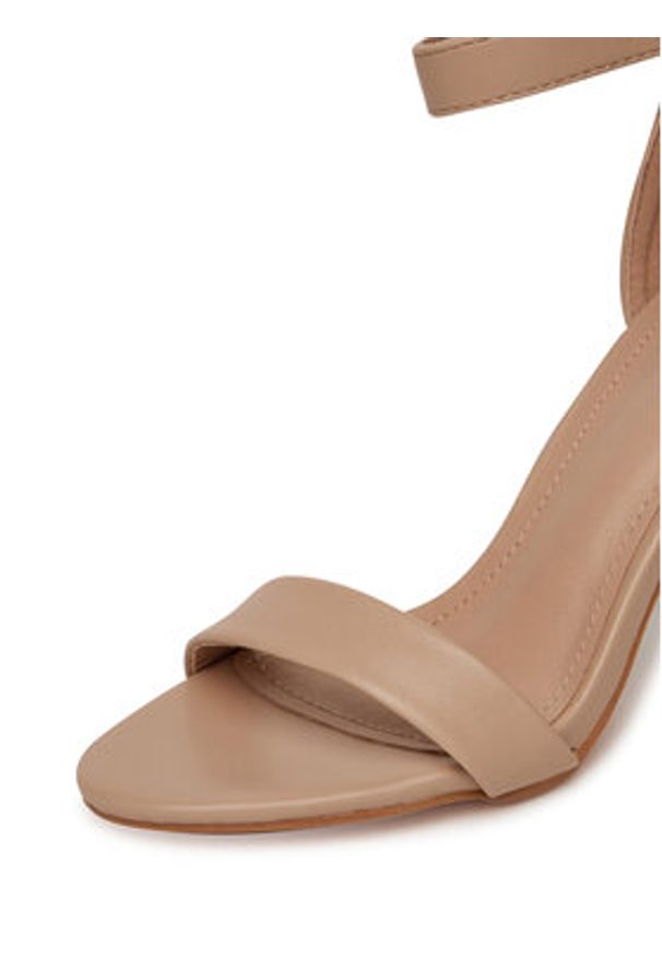 DeeZee Sandały E3611-1 Beżowy. Kolor: beżowy. Materiał: syntetyk, materiał