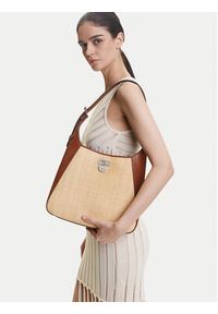 Lauren Ralph Lauren - LAUREN RALPH LAUREN Torebka 431960339001 Brązowy. Kolor: brązowy. Materiał: skórzane