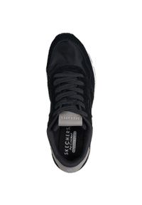 skechers - Adidasy Skechers Uno-vintage Dayz, Mężczyźni. Kolor: czarny. Materiał: skóra ekologiczna, materiał. Sport: fitness