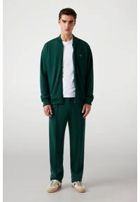 Guess - GUESS Zielona męska bluza rozpinana Truck Interlock, Rozmiar M. Kolor: zielony. Materiał: poliester, wiskoza, elastan, materiał. Długość rękawa: długi rękaw. Długość: długie. Styl: elegancki, klasyczny #5