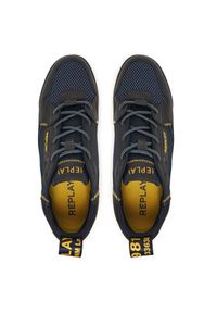 Replay - REPLAY Sneakersy Field M GMS1P .000.C0066L Granatowy. Kolor: niebieski. Materiał: skóra #6