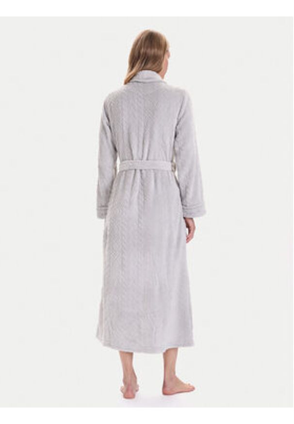 Lauren Ralph Lauren - LAUREN RALPH LAUREN Szlafrok ILN52455F Szary. Kolor: szary. Materiał: syntetyk