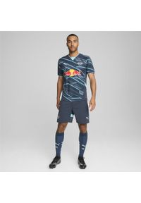 Puma - Męska trzecia koszulka RB Leipzig 24/25 PUMA Dark Night Hero Blue. Kolor: niebieski