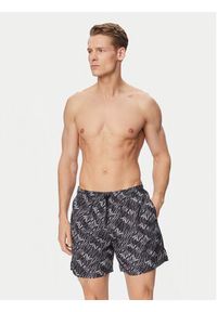 Emporio Armani Szorty kąpielowe EM000688 AF20442 FC026 Czarny Regular Fit. Kolor: czarny. Materiał: syntetyk #2