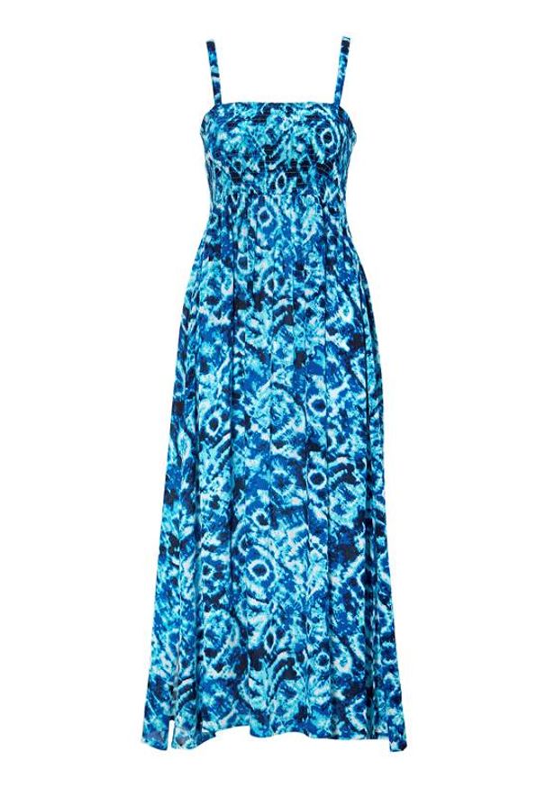 Cellbes Sukienka plażowa w niebieskie wzory niebieski we wzory female niebieski/ze wzorem 58/60. Kolor: niebieski