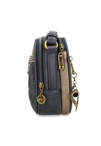 Torebka damska Anekke, mała na ramię we wzorki z regulowanym paskiem i z 2 komorami, beżowa, 41843-183. Kolor: beżowy. Wzór: aplikacja. Materiał: zdobione. Styl: casual. Rodzaj torebki: na ramię #3