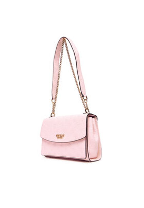 Guess Torebka Phoebe HWPD96 65210 Różowy. Kolor: różowy. Materiał: skórzane