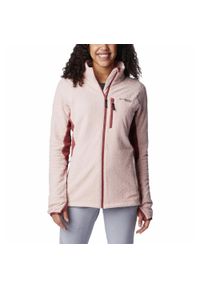 columbia - Bluza Turystyczna Rozpinana Damska Columbia Titan Pass 3.0 Full Zip Fleece. Kolor: różowy #1
