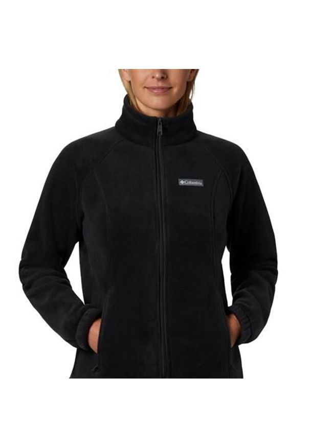 columbia - Bluza sportowa damska Columbia Benton Springs Full Zip. Kolor: czarny. Materiał: poliester