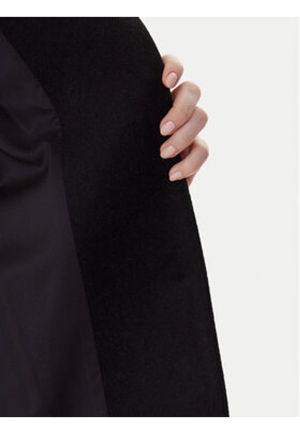 Armani Exchange Płaszcz wełniany XW000716 AF16206 UC001 Czarny Slim Fit. Kolor: czarny. Materiał: syntetyk