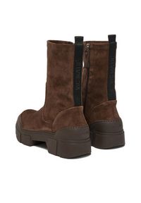 Vic Matié Botki 1H4010D V14D020350 Brązowy. Kolor: brązowy. Materiał: zamsz, skóra #6