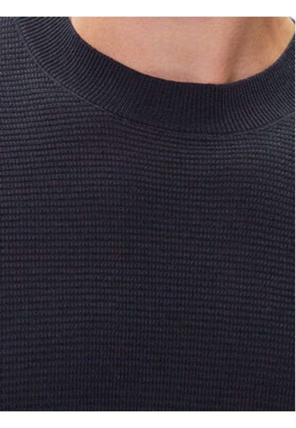 BOSS T-Shirt H-Ianni 50543161 Granatowy Regular Fit. Kolor: niebieski. Materiał: bawełna