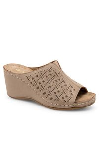 Clara Barson Klapki WYL0510-05 Beżowy. Kolor: beżowy. Materiał: syntetyk #3